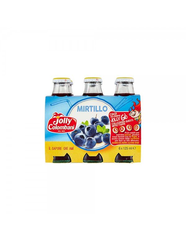Jolly Colombani - 6x 125ml Blueberry VAP, 640 τεμάχια (παλέτα)