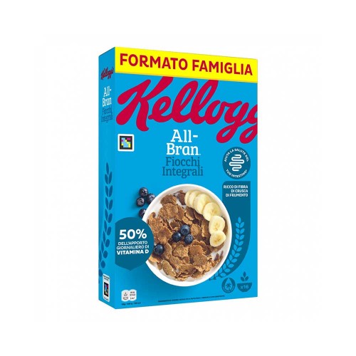 Kellogg's - Νιφάδες ολικής άλεσης All Bran 500gr, 216 τεμάχια (παλέτα)