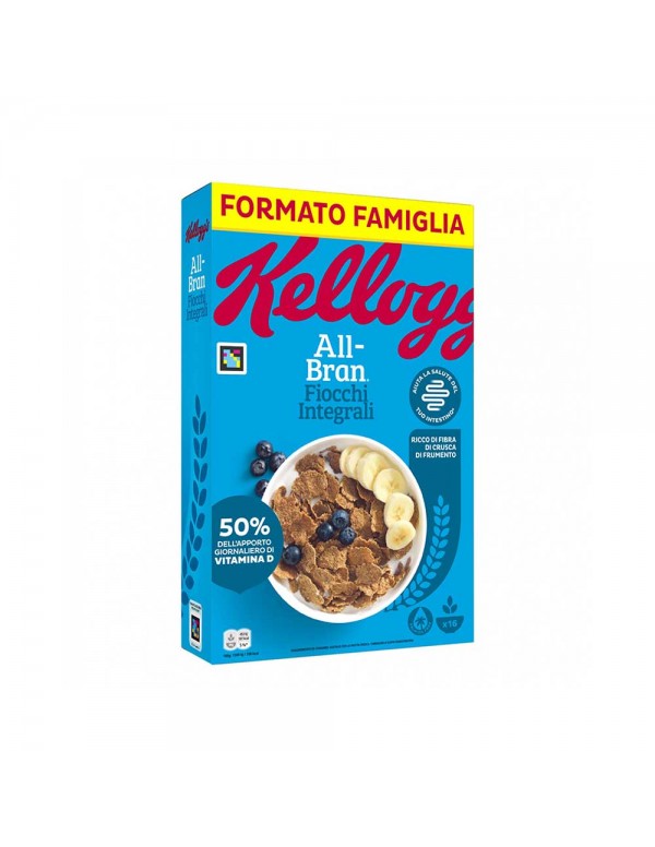 Kellogg's - Νιφάδες ολικής άλεσης All Bran 500gr, 216 τεμάχια (παλέτα)