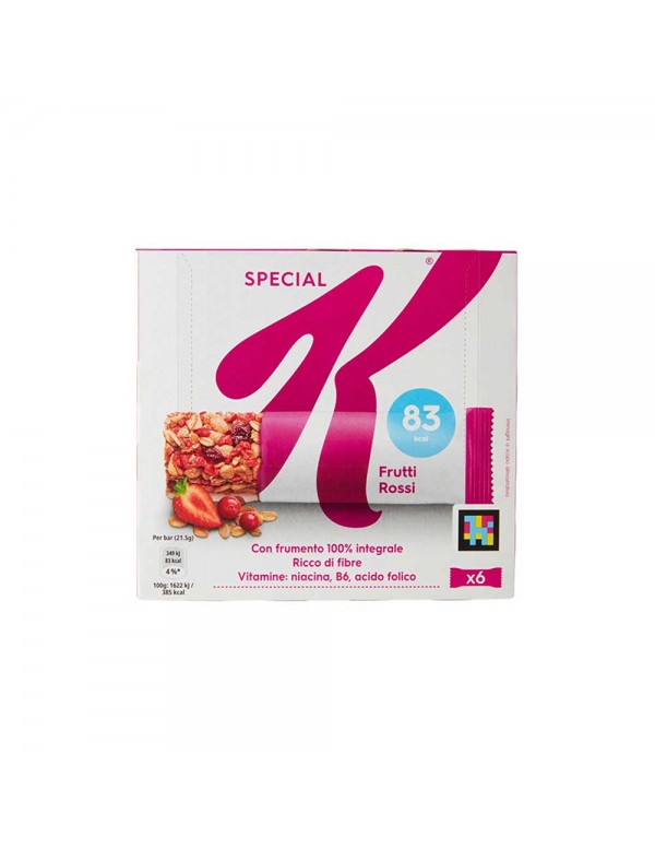 Kellogg's - Μπάρα Special K 6 τεμάχια x21,5γρ Κόκκινα Φρούτα, 784 τεμάχια (παλέτα)