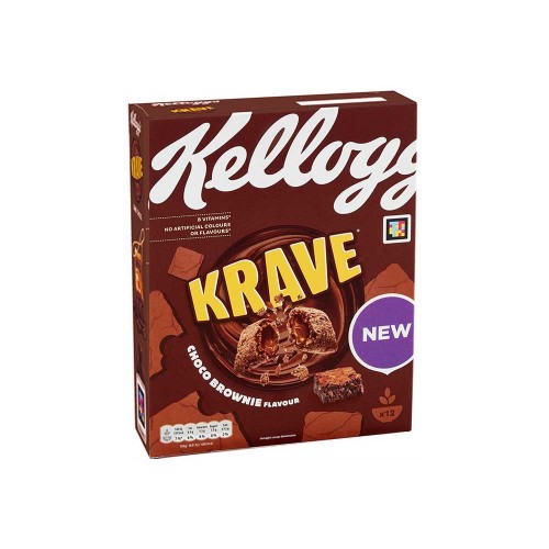 Kellogg's - Μπράουνι Choco Krave 375γρ, 384 τεμάχια (παλέτα)