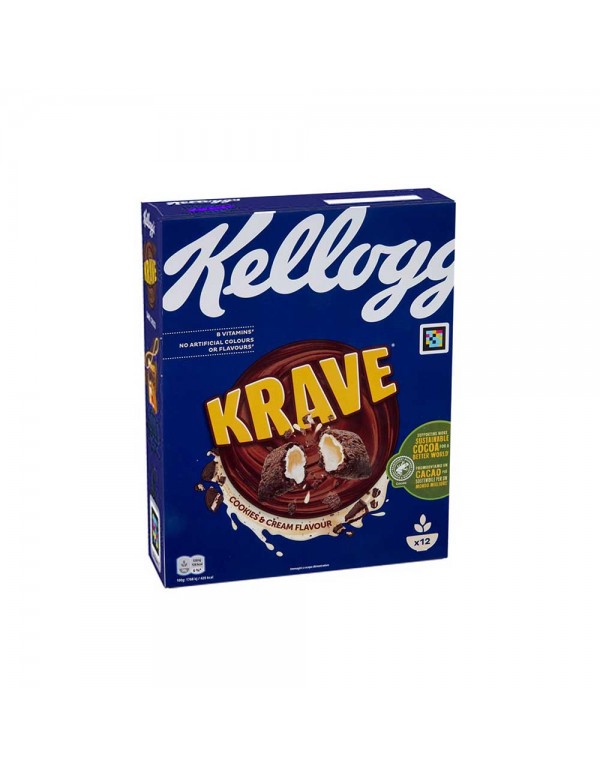 Kellogg's - Choco Krave 375gr Μπισκότα & Κρέμα, 384 τεμάχια (παλέτα)