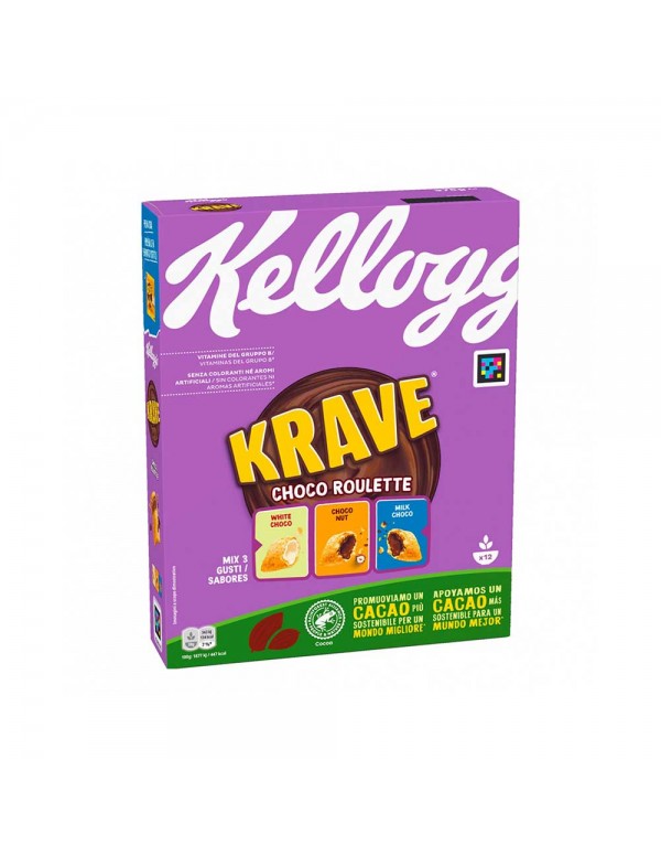 Kellogg's - Ρουλέτα Choco Krave 375gr, 384 τεμάχια (παλέτα)