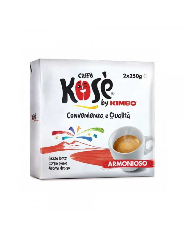 Kimbo - Καφές Kosè 2x 250gr Armonioso, 600 τεμάχια (παλέτα)