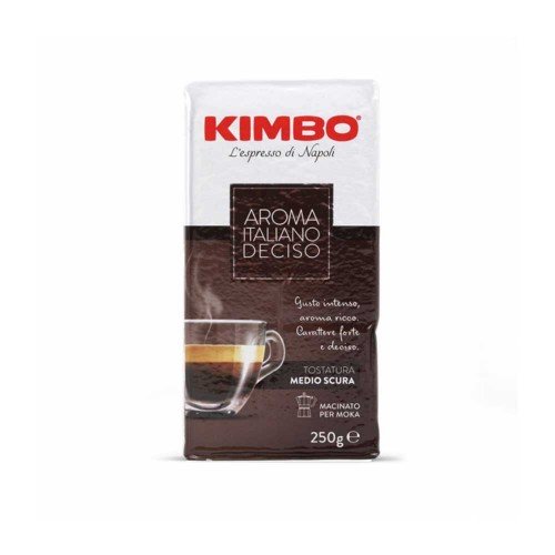 Kimbo - Αλεσμένος Καφές 250γρ Aroma Deciso, 2400 τεμάχια (παλέτα)