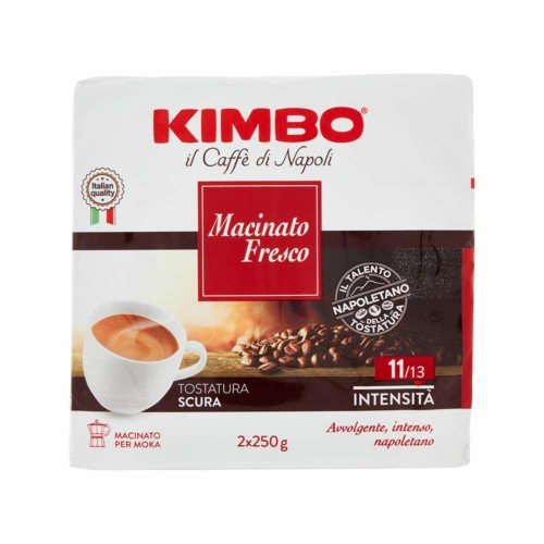 Kimbo - Αλεσμένος Καφές 2x250gr Fresco, 1200 τεμάχια (παλέτα)