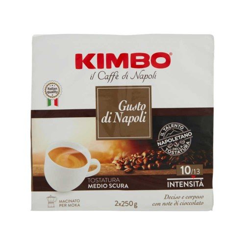Kimbo - Αλεσμένος Καφές 2x250gr Gusto di Napoli, 1200 τμχ (παλέτα)