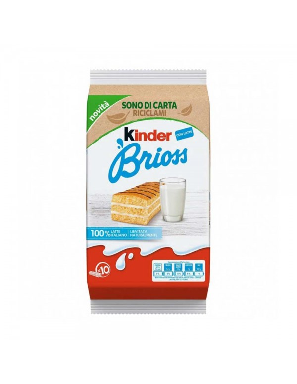 Kinder - Brioss 10 τεμάχια, 288 τεμάχια (παλέτα)