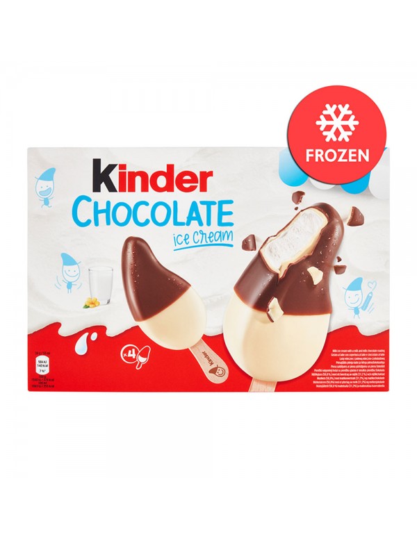 Kinder - Παγωτό Σοκολάτας 4 τεμάχια x38γρ, 1377 τεμάχια (παλέτα)