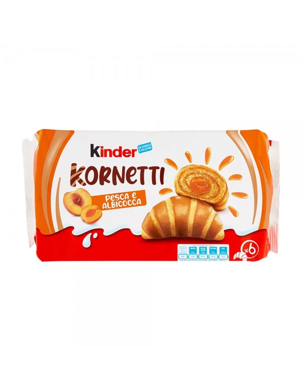 Kinder - Kornetti T6 252γρ Βερίκοκο, 360 τεμάχια (παλέτα)