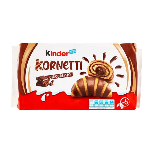 Kinder - Kornetti T6 252γρ Σοκολάτα, 360 τεμάχια (παλέτα)
