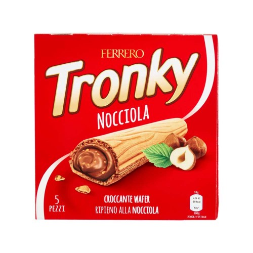 Kinder - Tronky Φουντούκι 5 τεμάχια 98γρ, 3080 τεμάχια (παλέτα)