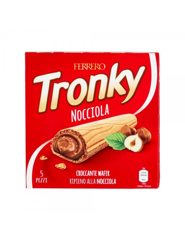 Kinder - Tronky Φουντούκι 5 τεμάχια 98γρ, 3080 τεμάχια (παλέτα)