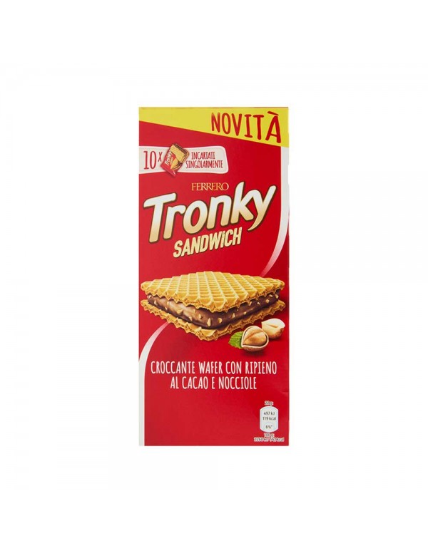 Kinder - Σάντουιτς Tronky 10 τεμ. x 22γρ., 960 τεμ. (παλέτα)