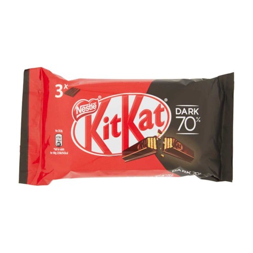 Kit Kat - Trio 3x 41,5gr Σκούρο 70%, 2520 τεμάχια (παλέτα)