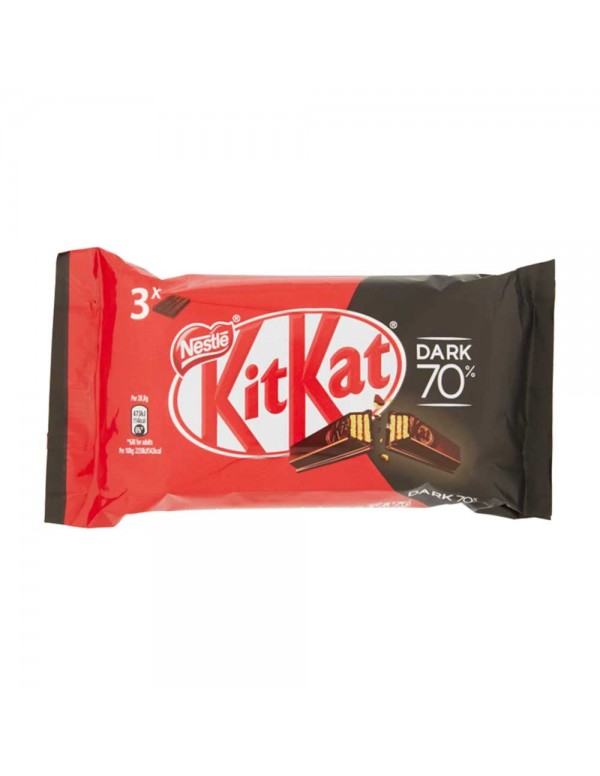 Kit Kat - Trio 3x 41,5gr Σκούρο 70%, 2520 τεμάχια (παλέτα)