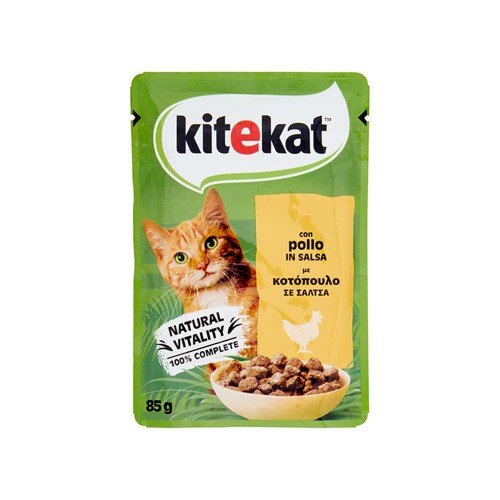 Kitekat - Σακουλάκι 85γρ Κοτόπουλο σε Σάλτσα, 4032 τεμάχια (παλέτα)