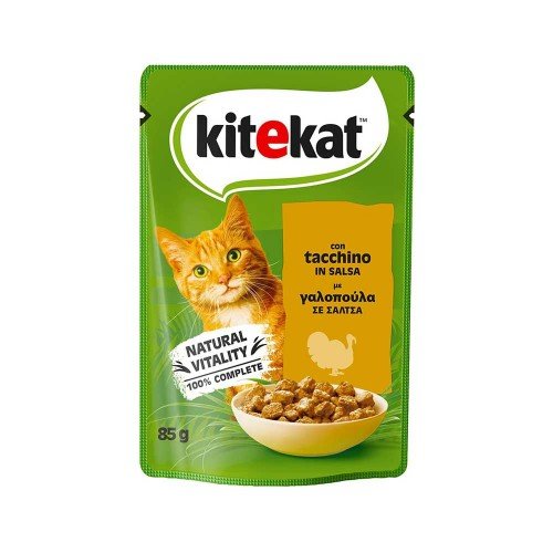 Kitekat - Σακουλάκι 85γρ Γαλοπούλα σε Σάλτσα, 4032 τεμάχια (παλέτα)