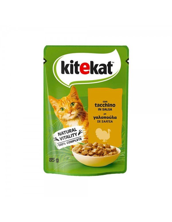 Kitekat - Σακουλάκι 85γρ Γαλοπούλα σε Σάλτσα, 4032 τεμάχια (παλέτα)