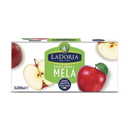 La Doria - Χυμός 3x200ml Μήλο, 1152 τεμάχια (παλέτα)