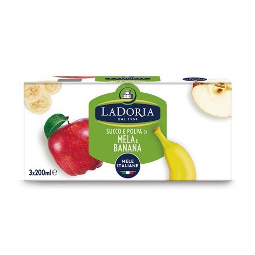 La Doria - Χυμός 3x200ml Μήλο & Μπανάνα, 1152 τεμάχια (παλέτα)