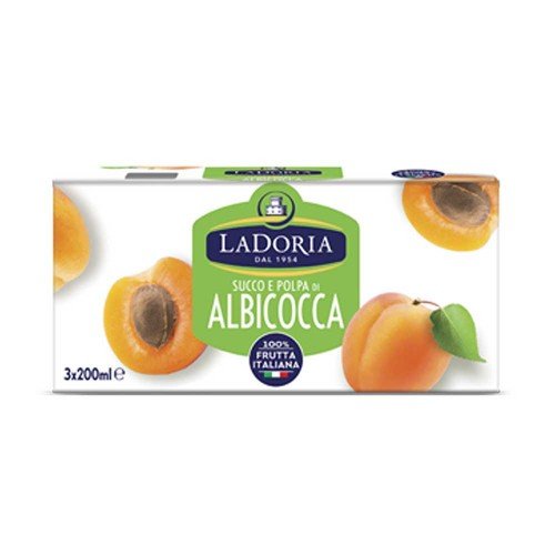 La Doria - Χυμός 3x200ml Βερίκοκο, 1152 τεμάχια (παλέτα)