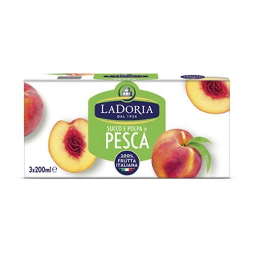 La Doria - Χυμός 3x200ml Ροδάκινο, 1152 τεμάχια (παλέτα)