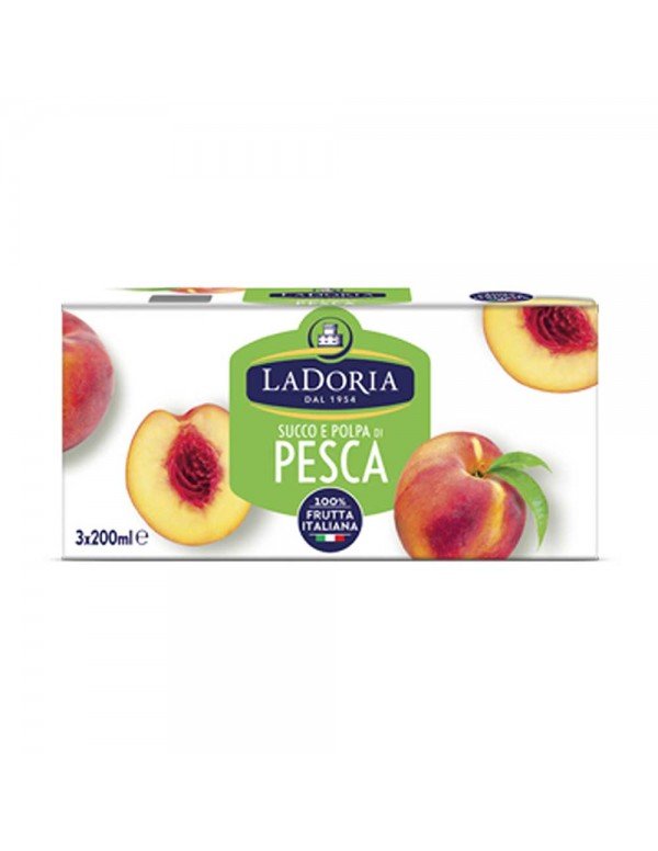 La Doria - Χυμός 3x200ml Ροδάκινο, 1152 τεμάχια (παλέτα)