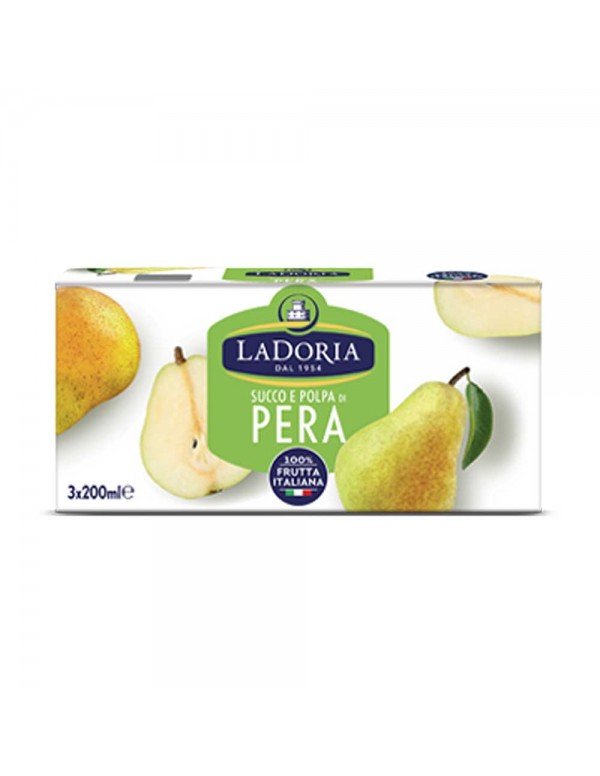 La Doria - Χυμός 3x200ml Αχλάδι, 1152 τεμάχια (παλέτα)