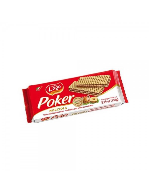 Lago - Poker 150γρ Φουντούκι, 2912 τεμάχια (παλέτα)