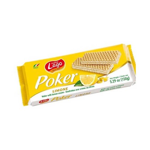 Lago - Poker 150γρ Λεμόνι, 2880 τεμάχια (παλέτα)