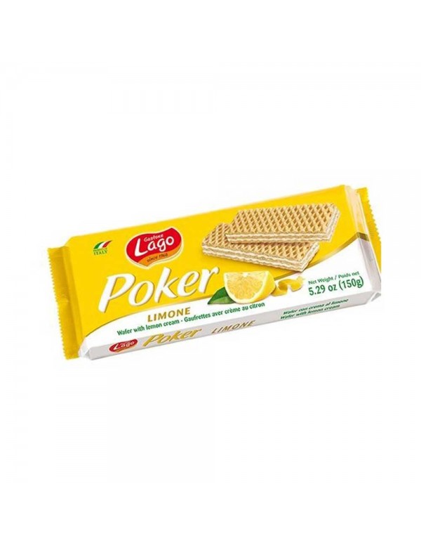 Lago - Poker 150γρ Λεμόνι, 2880 τεμάχια (παλέτα)