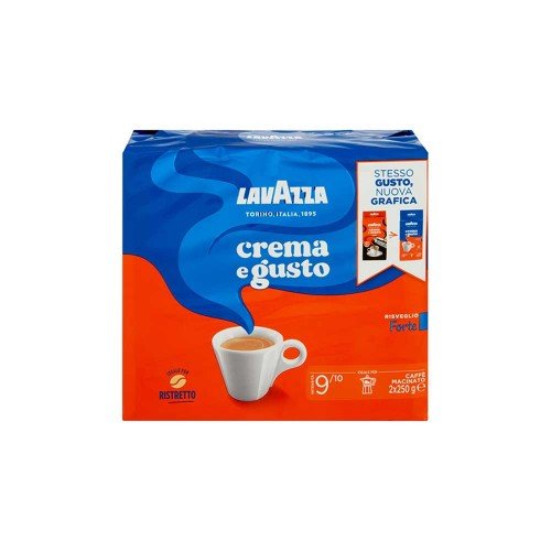 Lavazza - 2x250gr Crema e Gusto Forte, 600 τμχ (παλέτα)