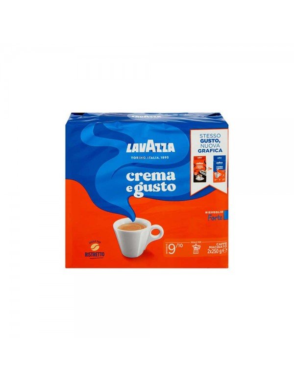 Lavazza - 2x250gr Crema e Gusto Forte, 600 τμχ (παλέτα)