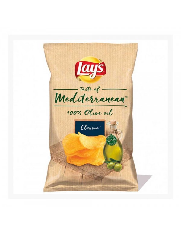 Lay's - Πατάτες 42γρ Κλασικές Μεσογειακές, 2240 τεμάχια (παλέτα)