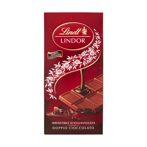 Lindt - Μπάρα Lindor 100γρ Διπλής Σοκολάτας, 3528τμχ (παλέτα)