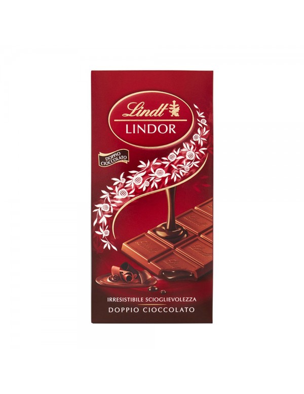 Lindt - Μπάρα Lindor 100γρ Διπλής Σοκολάτας, 3528τμχ (παλέτα)
