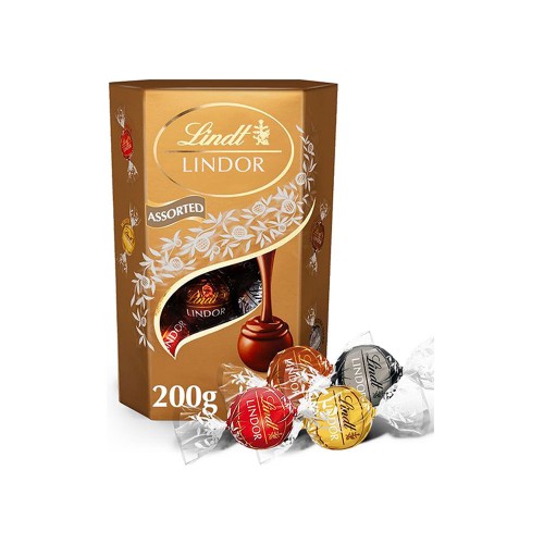 Lindt - Lindor Cornet 200gr Ποικιλία, 560 τεμάχια (παλέτα)