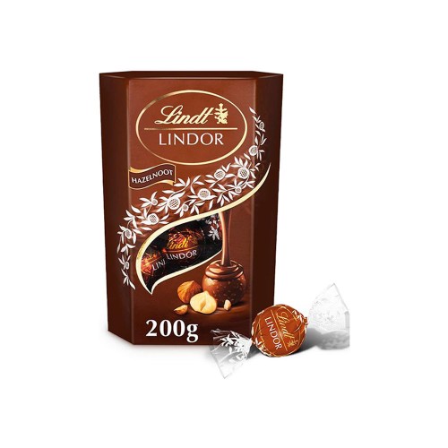 Lindt - Lindor Cornet 200γρ Φουντούκι, 560 τεμάχια (παλέτα)