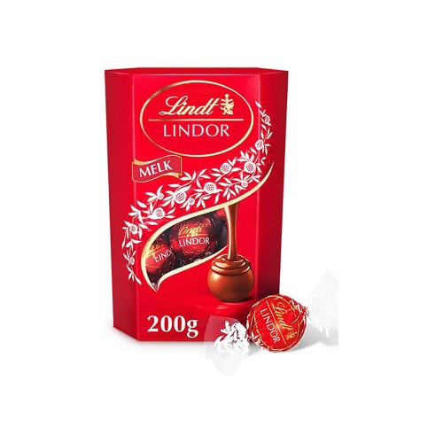 Lindt - Lindor Cornet Γάλα 200γρ, 560 τεμάχια (παλέτα)