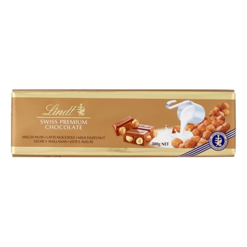 Lindt - Tablet Gold 300gr Γάλα Φουντούκια, 1530τμχ (παλέτα)