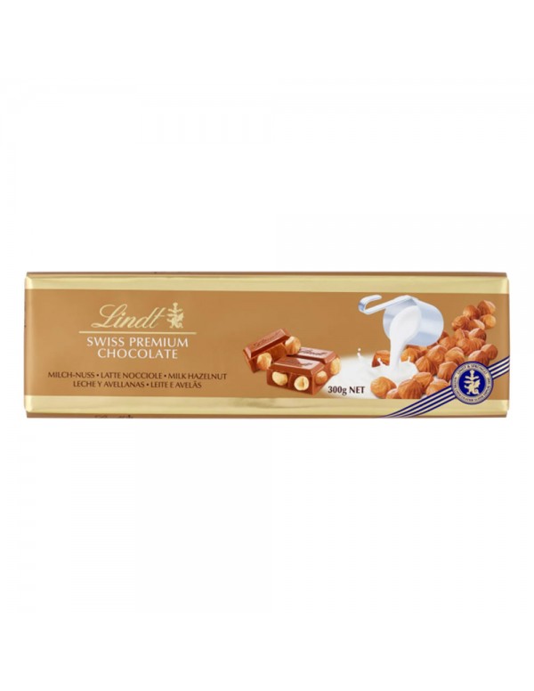 Lindt - Tablet Gold 300gr Γάλα Φουντούκια, 1530τμχ (παλέτα)