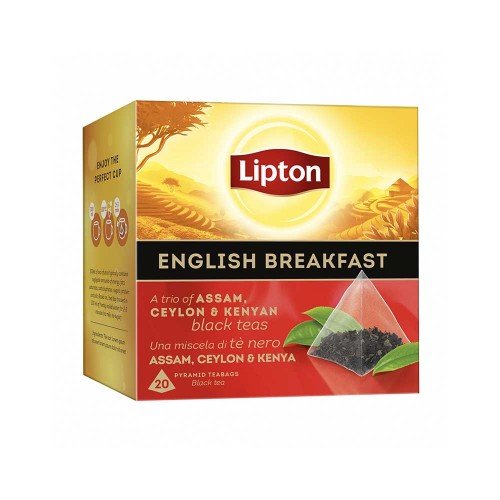Lipton - Τσάι Μαύρο 20 Κάψουλες English Breakfast, 504 τεμάχια (παλέτα)