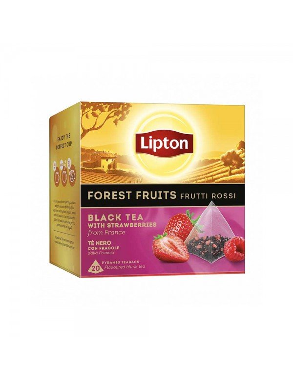 Lipton - Μαύρο Τσάι 20 Κάψουλες Φρούτα του Δάσους, 504 τεμάχια (παλέτα)
