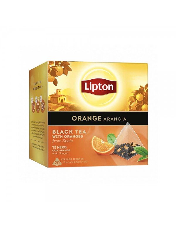 Lipton - Τσάι Μαύρο 20 Κάψουλες Πορτοκαλί, 504 τεμάχια (παλέτα)