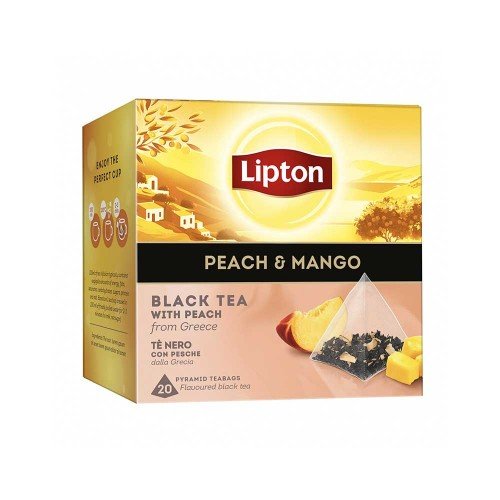 Lipton - Τσάι Μαύρο 20 Ροδάκινο & Μάνγκο, 504 τεμάχια (παλέτα)