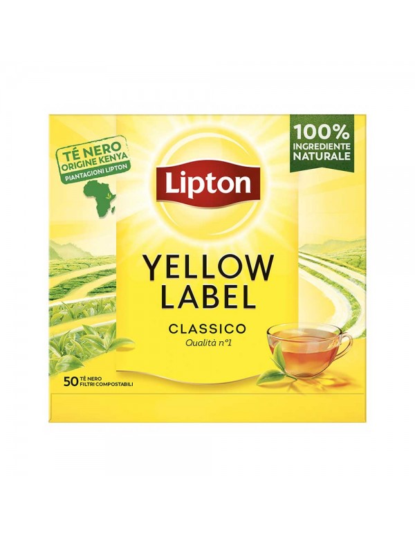 Lipton - Τσάι Yellow Label 50 Κλασικές Κάψουλες, 560 τεμάχια (παλέτα)
