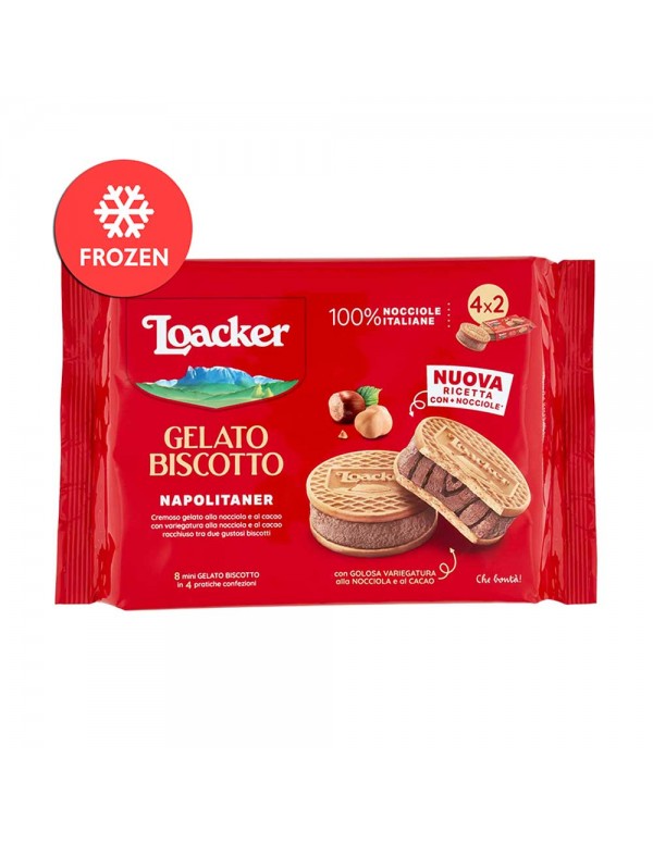 Loacker - Μπισκότο 264gr 4x2 Napolitaner, 756τμχ (παλέτα)