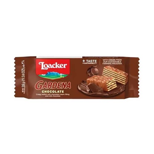 Loacker - Γκοφρέτα Σοκολάτας Gardena 38γρ, 6300 τεμάχια (παλέτα)