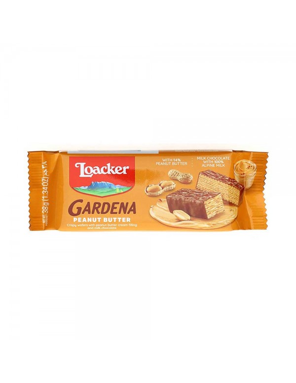 Loacker - Gardena 38γρ Φυστικοβούτυρο σε Γκοφρέτα, 6300 τεμάχια (παλέτα)